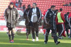 2. BL - FC Ingolstadt 04 - SC Paderborn 1:3 - Spiel ist aus Niederlage Michael Henke geht vom Platz