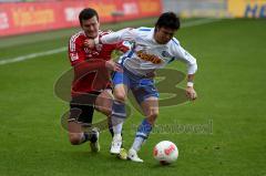 FC 04 Ingolstadt-VFL Bochum Andreas Görlitz im Zweikampf Foto: Juergen Meyer