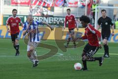 2. BL - FC Ingolstadt 04 - Hertha BSC Berlin 1:1 Caiuby Francisco da Silva (31) rechts