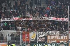 2. BL - FC Ingolstadt 04 - FC St. Pauli - 0:0 - St. Pauli Fans Spruchband