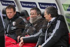 2. BL - FC Ingolstadt 04 - SC Paderborn 1:3 - Michael Henke und Sportdirektor Thomas Linke