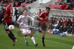 2. BL - FC Ingolstadt 04 - 1.FC Kaiserslautern 1:1 - Andreas Schäfer rechts und links Alper Uludag
