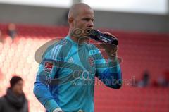 2. BL - FC Ingolstadt 04 - 1.FC Kaiserslautern 1:1 - Unentschieden Sascha Kirschstein geht vom Platz