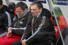 2. BL - FC Ingolstadt 04 - SC Paderborn 1:3 - Michael Henke und Sportdirektor Thomas Linke