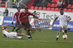 2. BL - FC Ingolstadt 04 - FC St. Pauli - 0:0 - Versuch von Manuel Schäffler