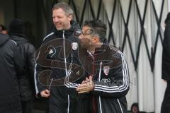2. BL - FC Ingolstadt 04 - SG Dynamo Dresden 1:1 - Cheftrainer Tomas Oral und Thomas Linke