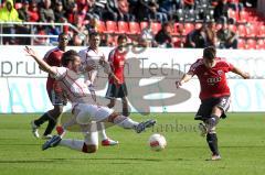 2. BL - FC Ingolstadt 04 - 1.FC Kaiserslautern 1:1  Alper Uludag zeiht ab