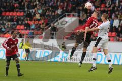 2. BL - FC Ingolstadt 04 - SV Sandhausen - 1:1 - links Caiuby und rechts Kopfball Manuel Schäffler