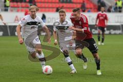 2. BL - FC Ingolstadt 04 - SV Sandhausen - 1:1 - Manuel Schäffler stürmt aufs Tor