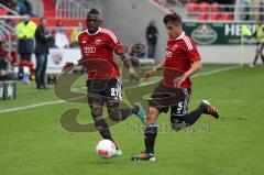 2. BL - FC Ingolstadt 04 - 1.FC Kaiserslautern 1:1 - links Da Costa und rechts Alper Uludag