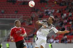 2.BL - FC Ingolstadt 04 - FSV Frankfurt - Andreas Görlitz mit Edmond Kapllani