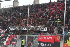 2. BL - FC Ingolstadt 04 - FC St. Pauli - 0:0 - FC Fans Spruchband