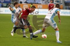2.BL - FC Ingolstadt 04 - 1860 München - 0:2 - Manuel Schäffler wird gestoppt von Guilermo Vallori rechts