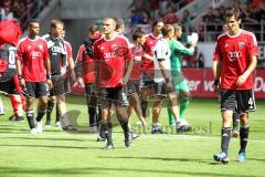 2.BL - FC Ingolstadt 04 - FSV Frankfurt - Spiel ist aus, hängende Köpfe, Enttäuschung bei den Ingolstädtern, Andre Mijatovic und Christian Eigler