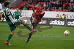 2.BL - FC Ingolstadt 04 - Union Berlin - 2:1 - Christian Eigler zieht ab, vorbei