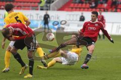 2. BL - FC Ingolstadt 04 - SG Dynamo Dresden 1:1 - Ilian Micanski (22)  und Moritz Hartmann (9)  gefährlich am Tor