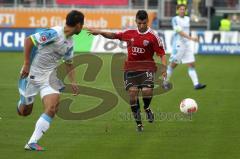 2.BL - FC Ingolstadt 04 - 1860 München - 0:2 - rechts Ümit Körkmaz im Zweikampf