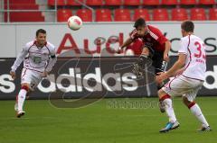 2. BL - FC Ingolstadt 04 - 1.FC Kaiserslautern 1:1 - Alper Uludag zieht übers Tor