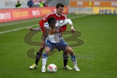 FC 04 Ingolstadt-VFL Bochum Andreas Görlitz im Zweikampf Foto: Juergen Meyer