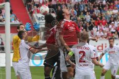 2. BL - FC Ingolstadt 04 - 1.FC Köln - 0:3 - Kopfball links Caiuby Francisco da Silva (31) und rechts Marino Biliskov