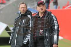 2. BL - FC Ingolstadt 04 - MSV Duisburg 0:1 - Martin Wagener und Sportdirektor Thomas Linke
