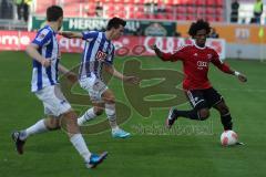 2. BL - FC Ingolstadt 04 - Hertha BSC Berlin 1:1 Caiuby Francisco da Silva (31) rechts