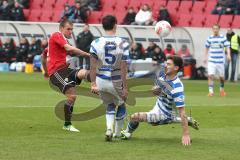2. BL - FC Ingolstadt 04 - MSV Duisburg 0:1 - Christian Eigler (18) scheitert an den Verteidigern