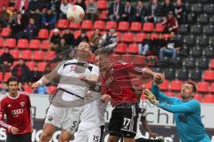 2. BL - FC Ingolstadt 04 - SV Sandhausen - 1:1 - Kopfballduell Manuel Schäffler