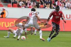 2. BL - FC Ingolstadt 04 - 1.FC Köln - 0:3 - Danny da Costa (21) rechts gegen mitte Nascimento