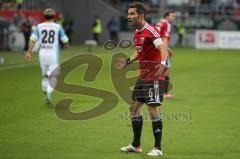 2.BL - FC Ingolstadt 04 - 1860 München - 0:2 - Stefan Leitl schimpft zum Schiedsrichter