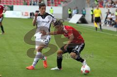 2.BL - FC Ingolstadt 04 - FSV Frankfurt - Alper Uludag im Zewikampf mit Odise Roshi