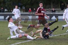 2. BL - Testspiel - 1.FC Nürnberg - FC Ingolstadt 04 2:1 - Manuel Schäffler (17) mit einer Chance doch der Ball war zu weit vorgelegt. Torwart Alexander Stephan rettet