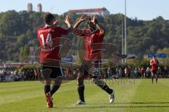 Testspiel - 2.BL - FC Ingolstadt 04 - SpVgg Greuther Fürth 1:4 - Tor Jubel Ümit Körkmaz und Marvin Matip