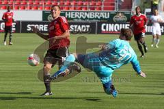 FC 04 Ingolstadt gegen 1.FC Nürnberg - Christian Eigler mit der Chance zum 1:0 - Foto: Jürgen Meyer