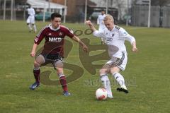 2. BL - Testspiel - 1.FC Nürnberg - FC Ingolstadt 04 2:1 - rechts Leon Jessen und links Noah Korcowski