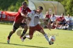 Testspiel - FC Ingolstadt 04 - TSV Rain a. Lech - Ahmed Akaichi läuft aufs Tor und trifft