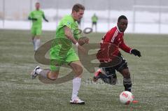 Trainingsspiel - FC Ingolstadt 04 - Kickers Offenbach - 3:3 - Andre Hahn und Reagy Baah Ofosu (23) rechts