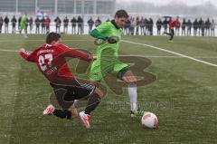 Trainingsspiel - FC Ingolstadt 04 - Kickers Offenbach - 3:3 - Zweikampf links Patrick Walleth (27) gegen rechts Matthias Schwarz