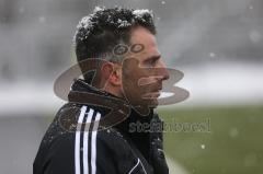 Trainingsspiel - FC Ingolstadt 04 - Kickers Offenbach - 3:3 - Cheftrainer Tomas Oral im Schnee