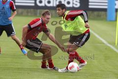 2. Bundelsiga - Trainingsauftakt des FC Ingolstadt 04 Saison 2012/2013 - Manuel Schäffler gegen Neuzugang Alper Uludag