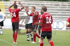 Regionalliga Süd - FC Ingolstadt 04 II - FC Bamberg - Tor Moritz Hartmann 3:1 Jubel Collin Quaner