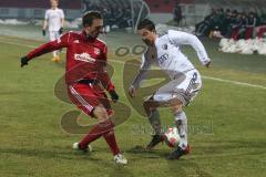 Regionalliga Süd - FC Ingolstadt 04 II  -  TSV Rain 1:1 - rechts Stürmer Stefan Müller in Bedrändnis