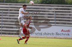 Regionalliga Süd - FC Ingolstadt 04 II - TSV 1860 Rosenheim - Daniel Kremer in der Luft