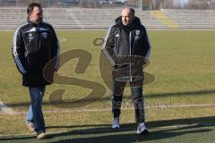 Regionalliga Süd - FC Ingolstadt 04 II - Greuther Fürth II 3:0 - links Christoph Heckl und Trainer Joe Albersinger