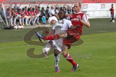 Regionalliga Süd - FC Ingolstadt 04 II - TSV 1860 Rosenheim - Reagy Ofosu wird von hinten gefoult