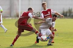 Regionalliga Süd - FC Ingolstadt 04 II - TSV 1860 Rosenheim - Karl-Heinz Lappe im Duell mit Christian Hofmann