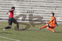 Regionalliga Süd - FC Ingolstadt 04 II - Greuther Fürth II 3:0 - Stefan Müller scheitert am Torwat