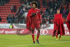 2. BL  - Saison 2013/2014 - FC Ingolstadt 04 - 1.FC Kaiserslautern - Caiuby Francisco da Silva (31) nach dem Spiel