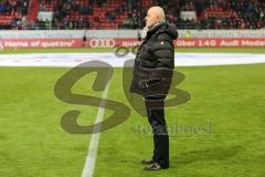 2. BL  - Saison 2013/2014 - FC Ingolstadt 04 - 1.FC Kaiserslautern - Vorsitzender des Vorstandes Peter Jackwerth vor dem Spiel