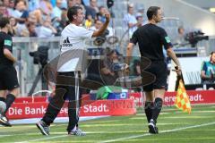 2. BL - 1860 München - FC Ingolstadt 04 - 1:0 - Cheftrainer Marco Kurz schimpft von der Linie